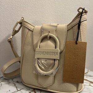 Steve Madden Beige Crossbody Bag